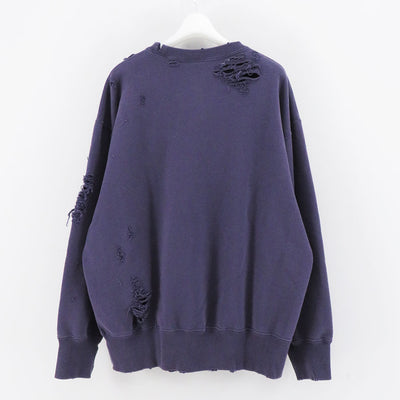 【THRIFTY LOOK/スリフティールック】<br>worn-out crew sweat <br/>tl23f012