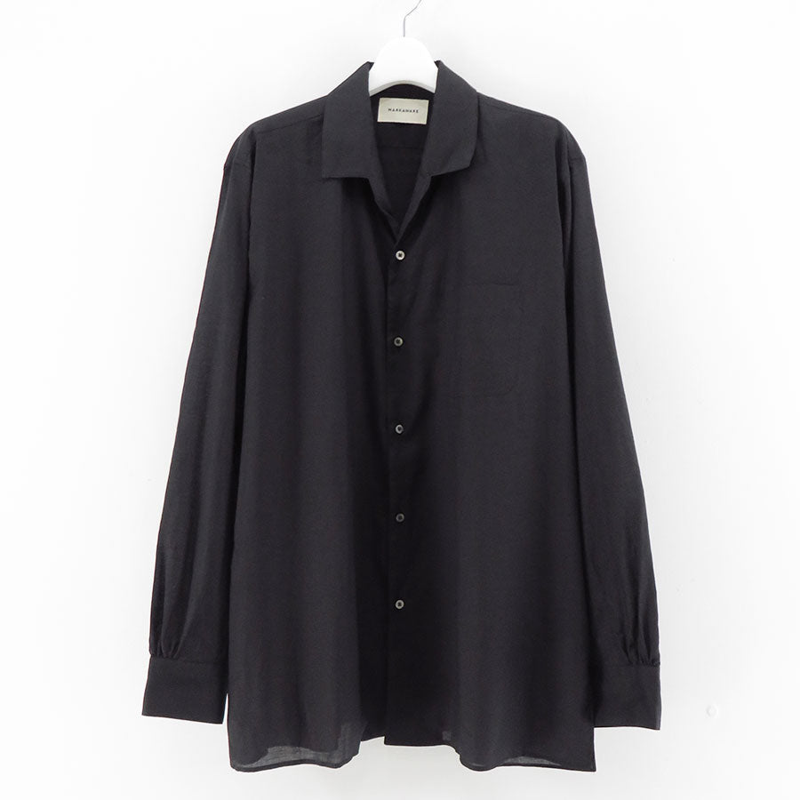 MARKAWARE/マーカウェア】ITALIAN OPEN COLLAR SHIRT MARKAWARE/マーカウェア】ITALIAN OPEN COLLAR SHIRT
