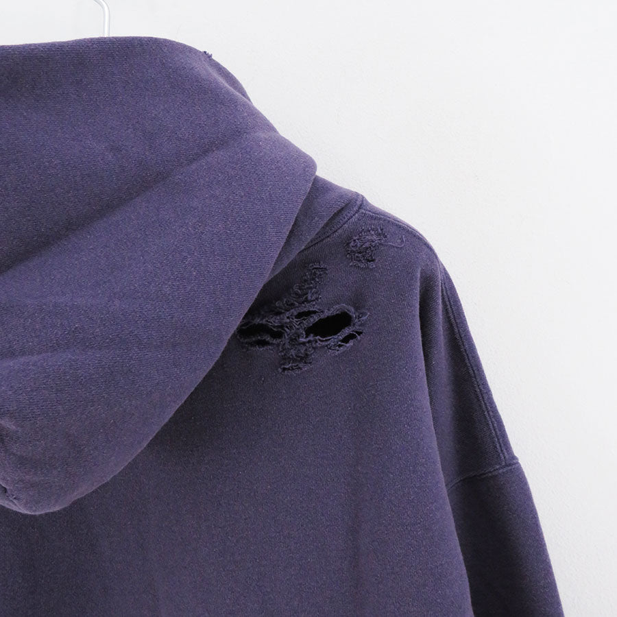【THRIFTY LOOK/スリフティールック】<br>worn-out pull hoodie <br/>tl23f013