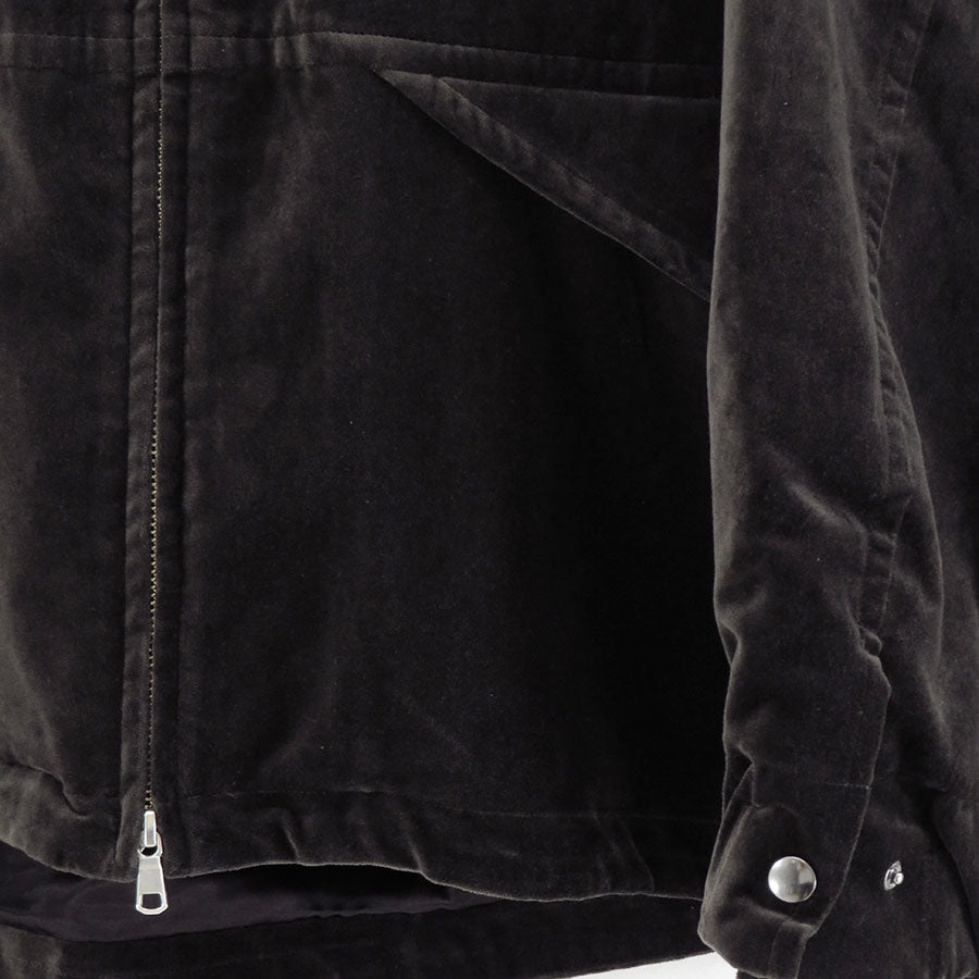 【MAATEE&SONS/マーティーアンドサンズ】<br>VELVET STAND JACKET <br>MT5303-0912