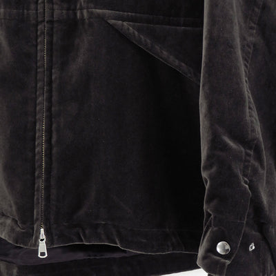 【MAATEE&SONS/マーティーアンドサンズ】<br>VELVET STAND JACKET <br>MT5303-0912