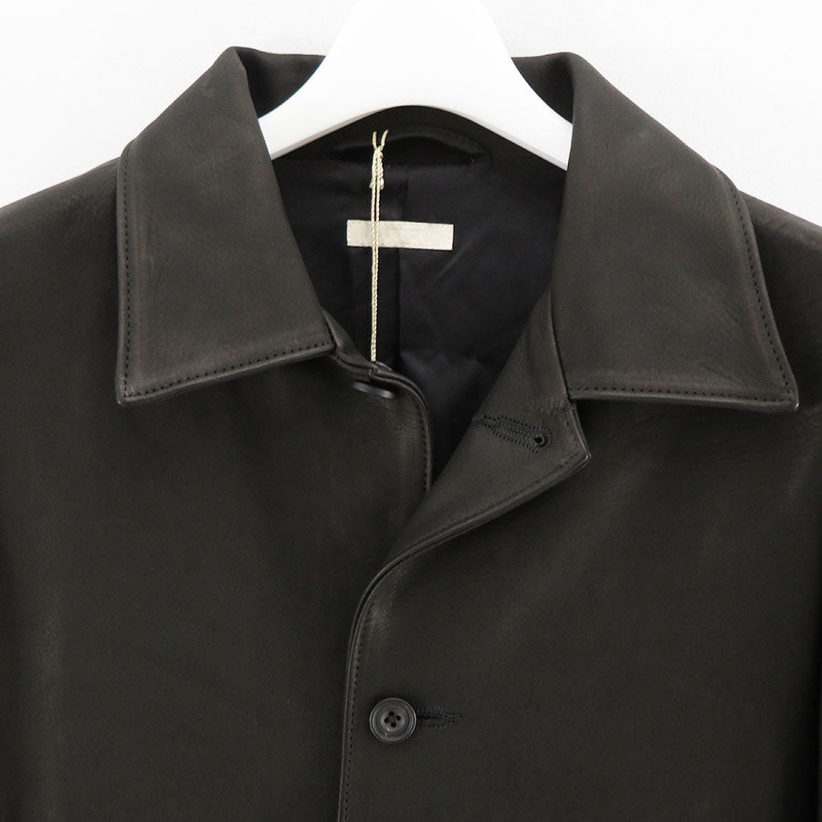 【美品】ULTERIOR(アルテリア) ブラック カバーオール ジャケット M ULTERIOR/アルテリア】CALF LEATHER COVERALL JKT UBL49-LC265の通販