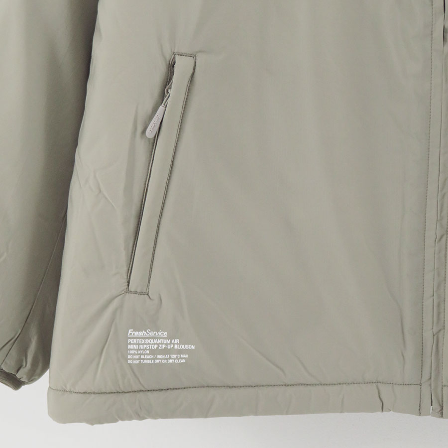 【FreshService/フレッシュサービス】<br>PERTEX® QUANTUM AIR MINI RIPSTOP  ZIP-UP BLOUSON <br>FSC253-30195