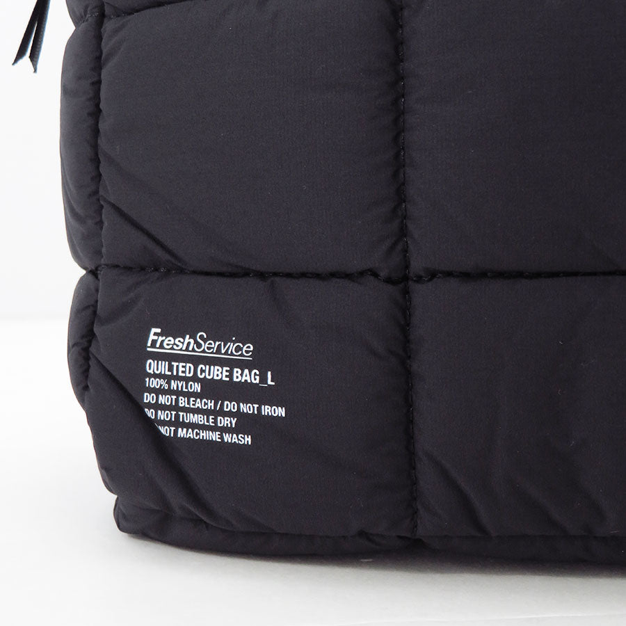 【FreshService/フレッシュサービス】<br>QUILTED CUBE BAG_L <br>FSP253-90189