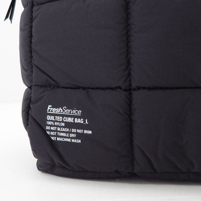 【FreshService/フレッシュサービス】<br>QUILTED CUBE BAG_L <br>FSP253-90189