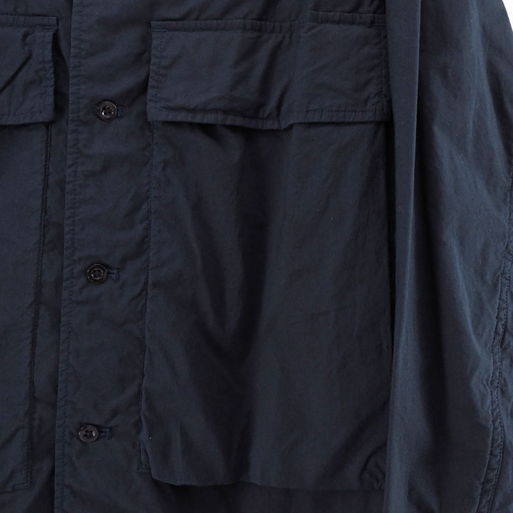 Graphpaper Garment Dyed Poplin Fatigue Shirt style.2022.4.24