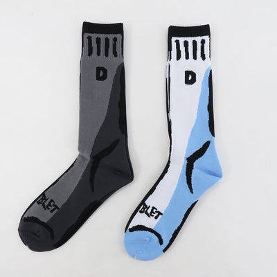 【doublet/ダブレット】<br>TWO-DIMENSIONAL SOCKS <br/>24SS51SC31