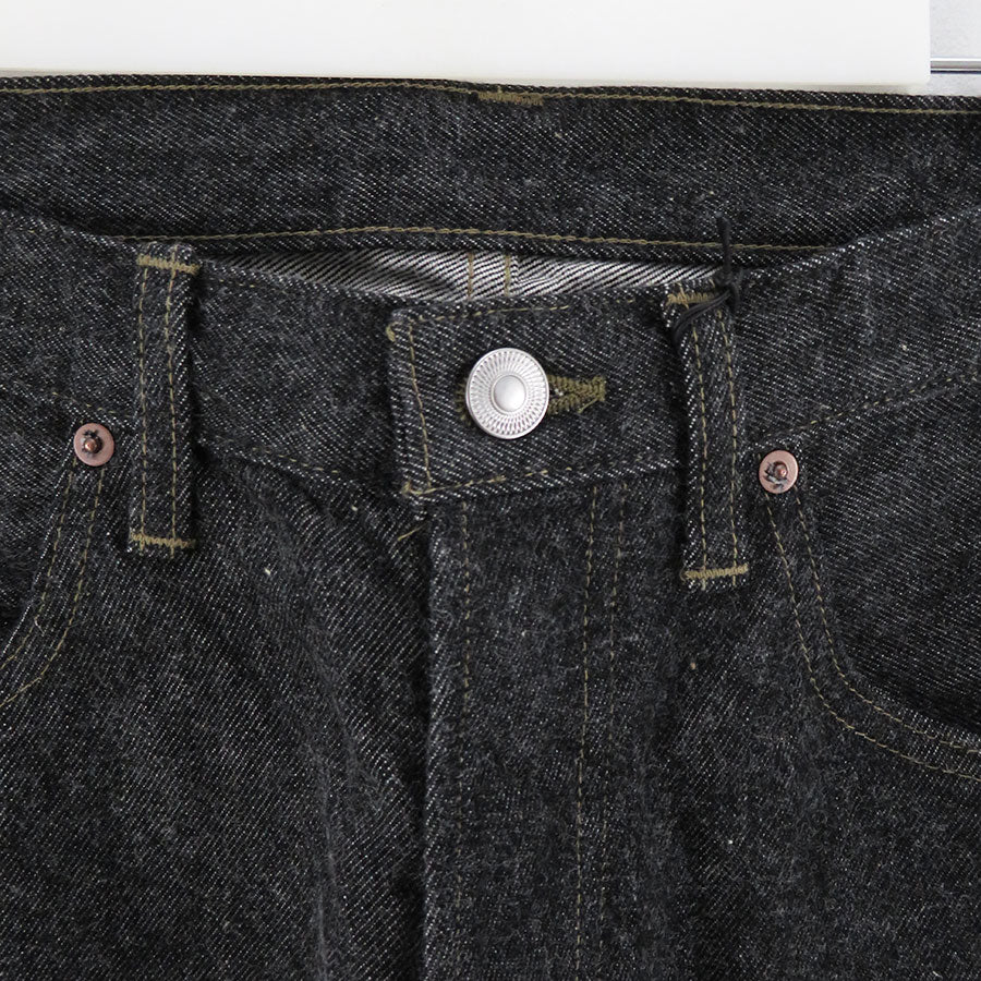 【A.PRESSE/アプレッセ】<br>Black Washed Denim Pants <br>AP-4007