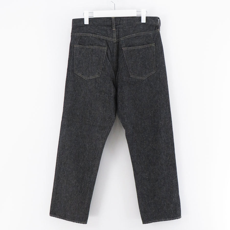 【A.PRESSE/アプレッセ】<br>Black Washed Denim Pants <br>AP-4007