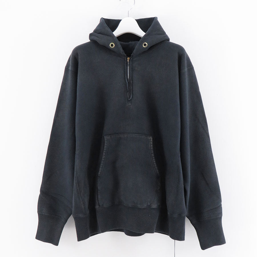 【A.PRESSE/アプレッセ】, Vintage Half Zip Sweat Hoodie , 24AAP-05-07K