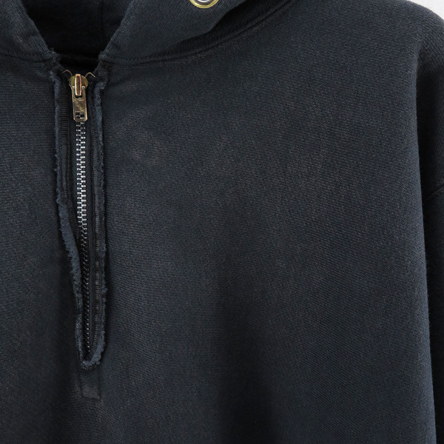 【A.PRESSE/アプレッセ】<br>Vintage Half Zip Sweat Hoodie <br>24AAP-05-07K