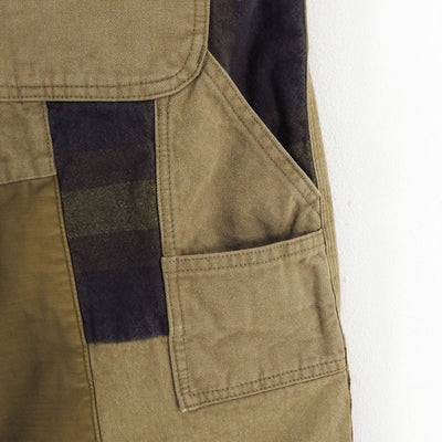 【COMME des GARCONS HOMME】<br>綿オックス×多素材MIX 製品加工ペインターパンツ <br>HP-P028-051
