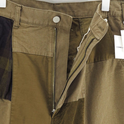 【COMME des GARCONS HOMME】<br>綿オックス×多素材MIX 製品加工ペインターパンツ <br>HP-P028-051