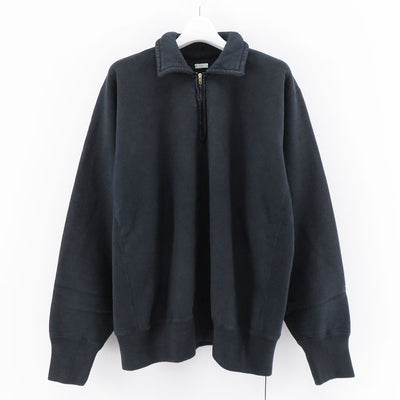 【A.PRESSE/アプレッセ】<br>Vintage Half Zip Sweat Shirt <br>24AAP-05-08K