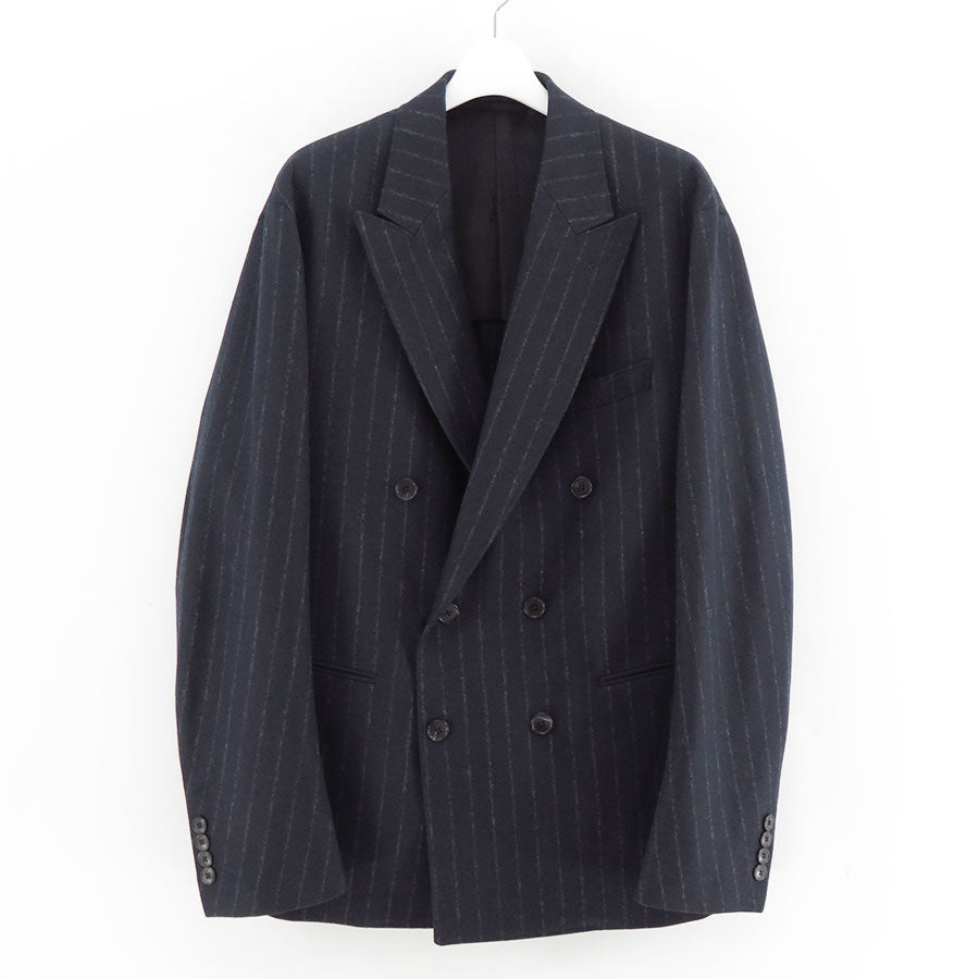 【HEUGN/ユーゲン】<br>"Adam" Wide Stripe 6B <br>JACKET037