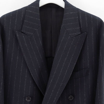 【HEUGN/ユーゲン】<br>"Adam" Wide Stripe 6B <br>JACKET037