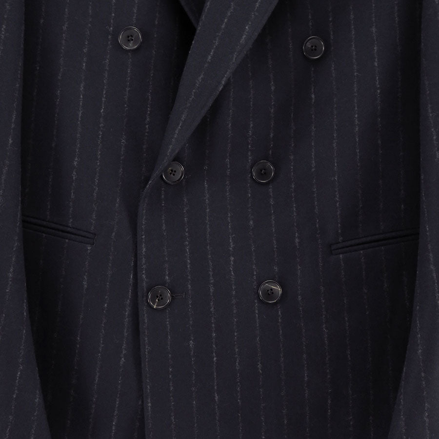 【HEUGN/ユーゲン】<br>"Adam" Wide Stripe 6B <br>JACKET037