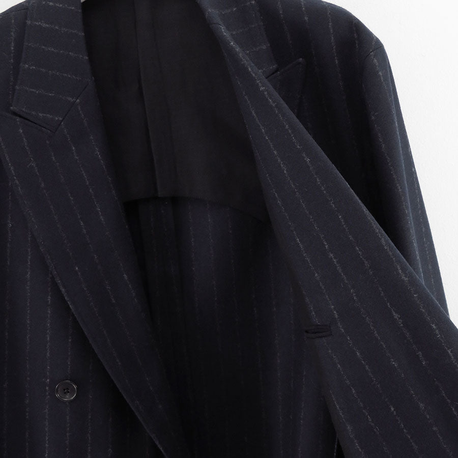 【HEUGN/ユーゲン】<br>"Adam" Wide Stripe 6B <br>JACKET037