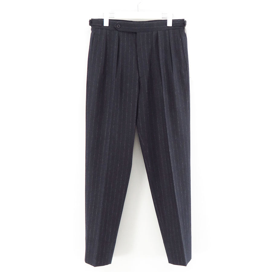 【HEUGN/ユーゲン】<br>"Aaron" Wide Stripe 2p <br>TROUSER090