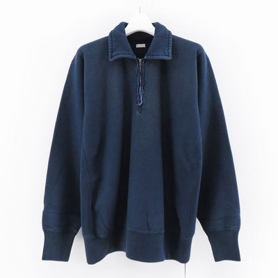 【A.PRESSE/アプレッセ】<br>Vintage Half Zip Sweat Shirt <br>24AAP-05-08K