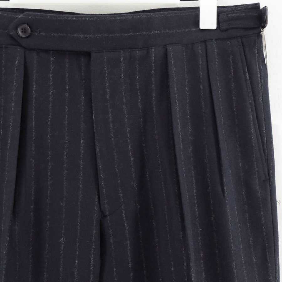 【HEUGN/ユーゲン】<br>"Aaron" Wide Stripe 2p <br>TROUSER090