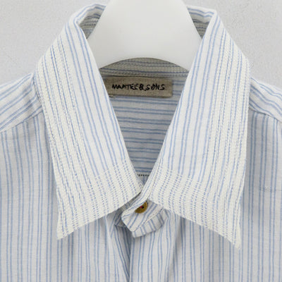 【MAATEE&SONS/マーティーアンドサンズ】<br>GUPTA KHADI COTTON/SILK STRIPE <br>MT4303-0604A