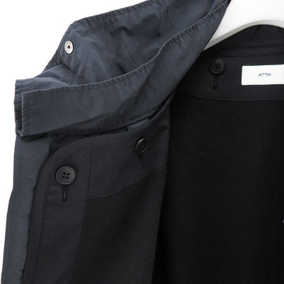 【ATON/エイトン】<br>AIR WEATHER SHORT MODS COAT <br>JKAGCW0800