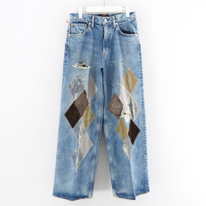 M A S U/エムエーエスユー】MB DIAMOND WIDE JEANS B26H9PL002の通販