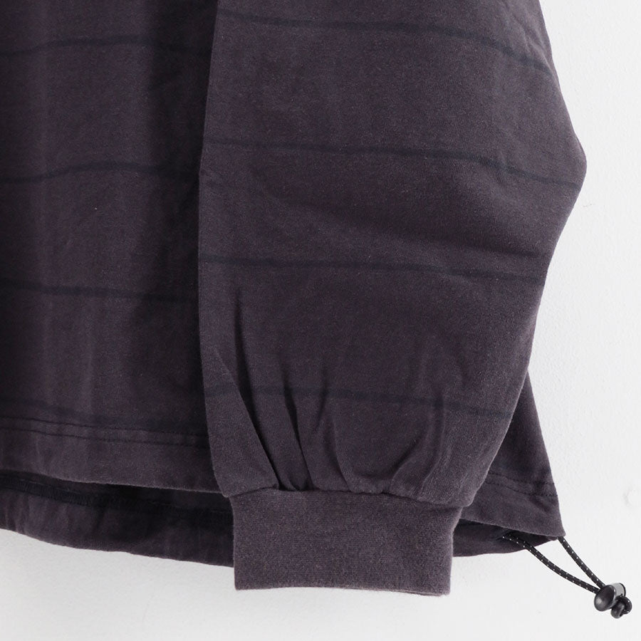 【S.F.C/エスエフシー】<br>SIDE STRIPE HOODY LS TEE (DISCHARGED) <br>SFCFW25CS07