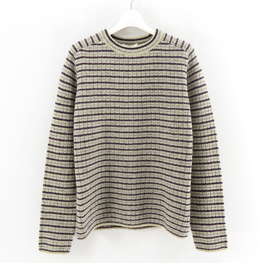 AURALEE オーラリー 16AW ニット サイズ4 AURALEE/オーラリー】SHETLAND WOOL CASHMERE RIB KNIT P/O A26AP01SB