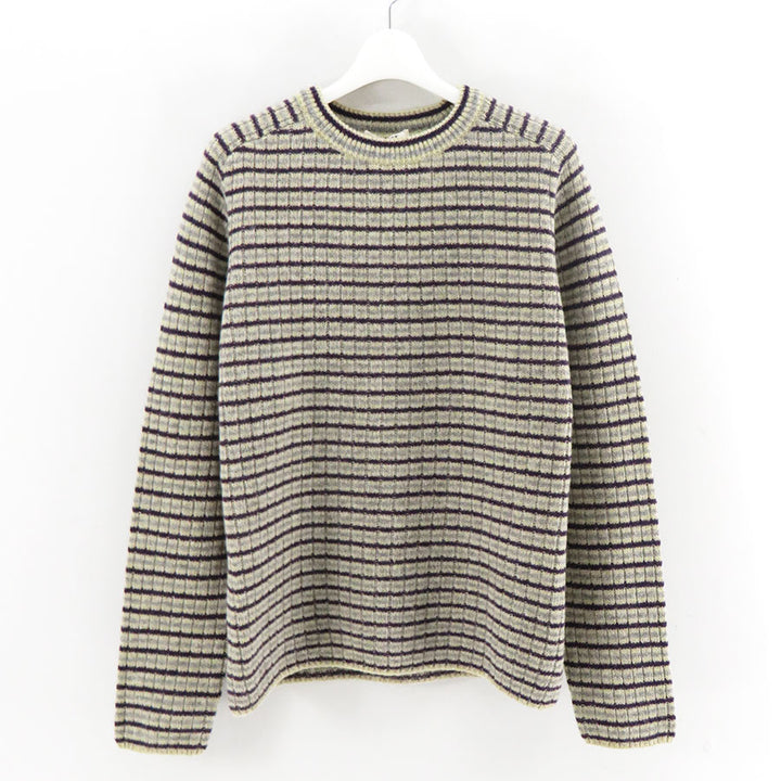 AURALEE/オーラリー】SHETLAND WOOL CASHMERE RIB KNIT P/O A26AP01SB