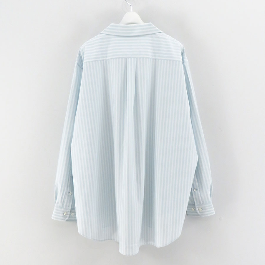 【KANEMASA PHIL./カネマサフィル】<br>46G Atmosphere Stripe Open Collar Shirt <br>KM24S-029