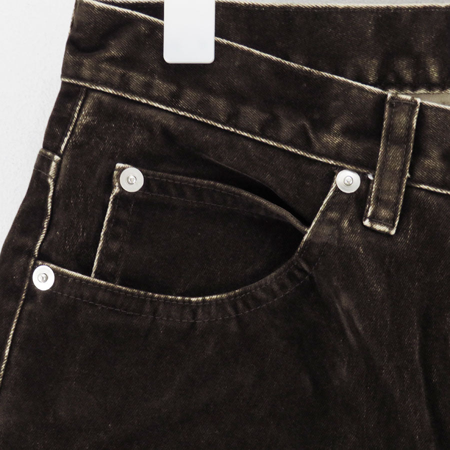 【REVERBERATE/リバーバレイト】<br>FLOCKY PANTS (BAGGY) <br>REV-25AW-FP-BG