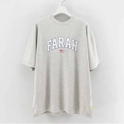 【FARAH/ファーラー】<br>Printed Graphic S/S Tee "College LOGO" <br>FR0403-M3005