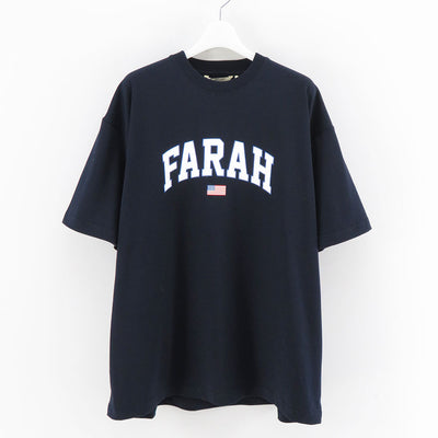 SALE 50%OFF ! <br/>【FARAH/ファーラー】<br>Printed Graphic S/S Tee "College LOGO" <br>FR0403-M3005