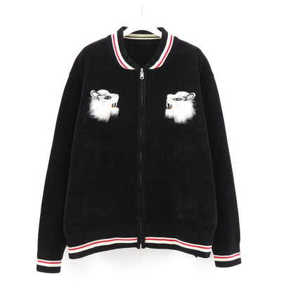 【DAIRIKU/ダイリク】<br>Needle Punch Reversible Ska Knit <br>24AWK-2