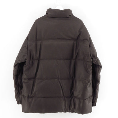 【Porter Classic/ポータークラシック】<br>LEATHER DOWN JACKET W / LOVE & PEACE SILVER (ENTREFINO) <br>PC-017-3592