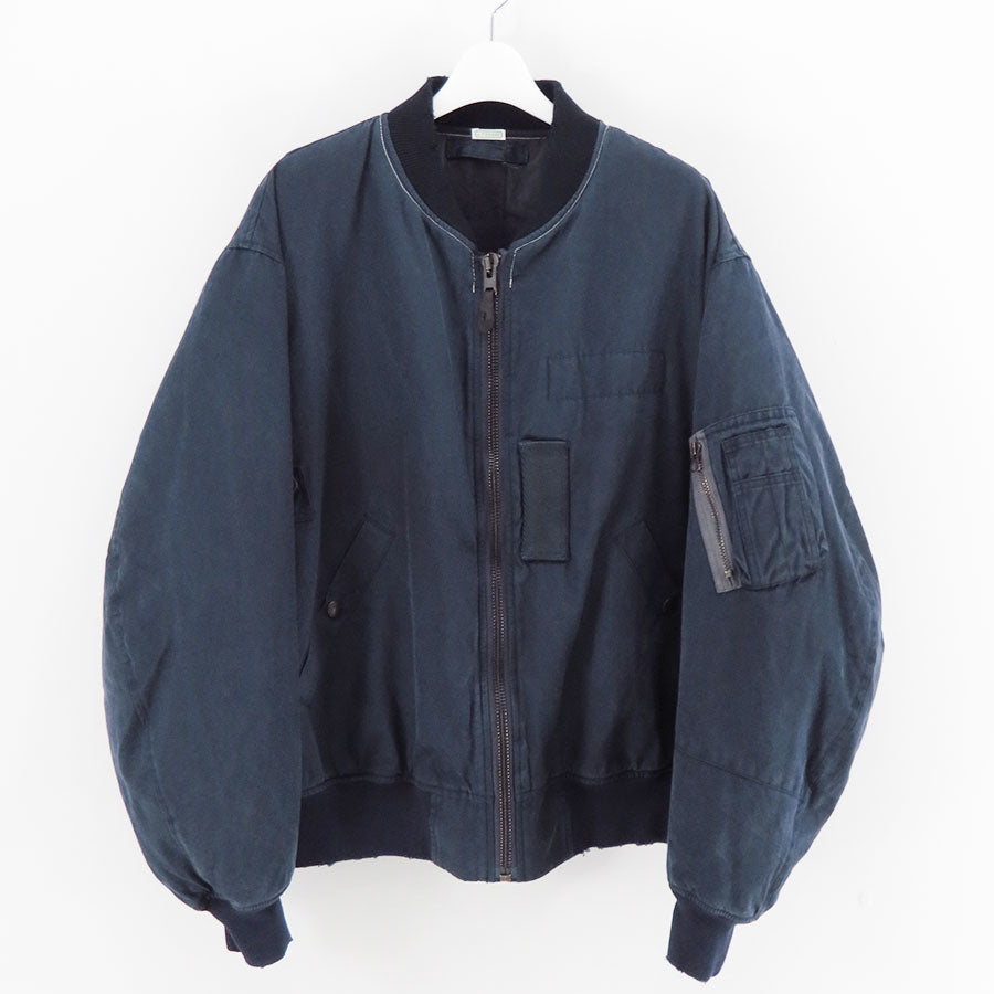 【A.PRESSE/アプレッセ】<br>Vintage Silk Flight Jacket <br>25AAP-01-26