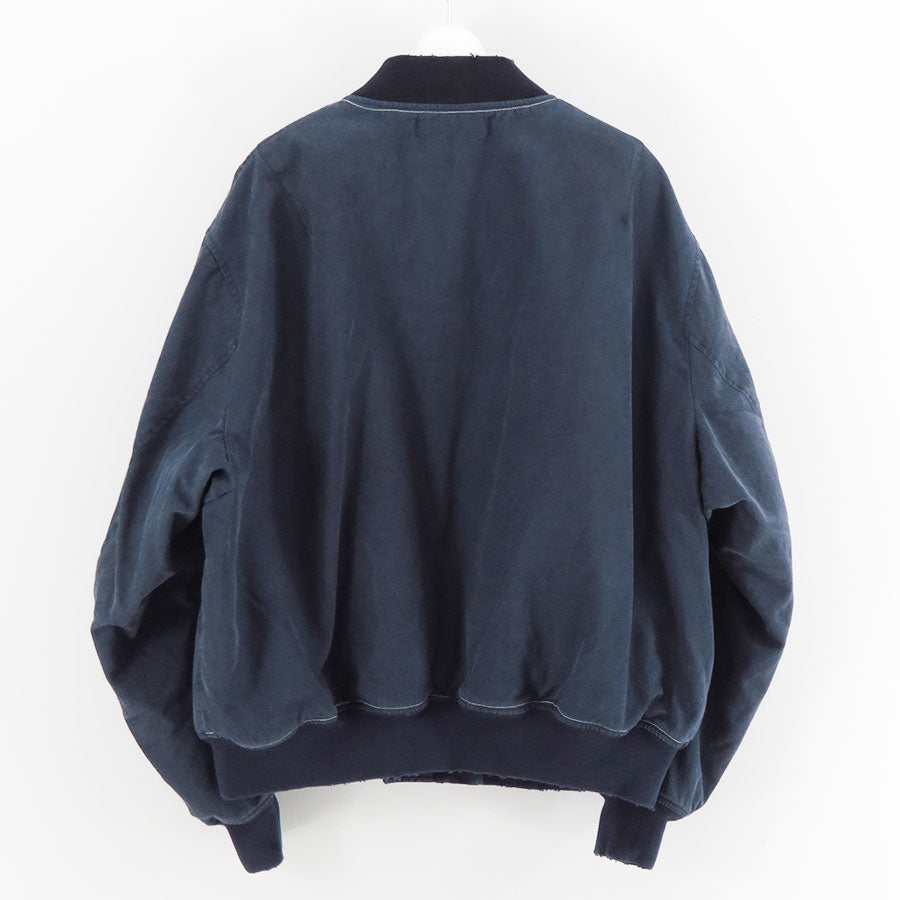 【A.PRESSE/アプレッセ】<br>Vintage Silk Flight Jacket <br>25AAP-01-26