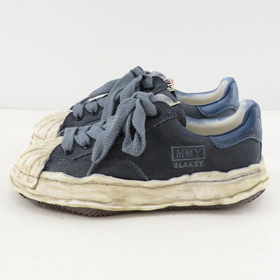 【Maison MIHARA YASUHIRO】<br>"BLAKEY" OG Sole over dyed Canvas Low-top Sneaker (BLACK) <br>A12FW719