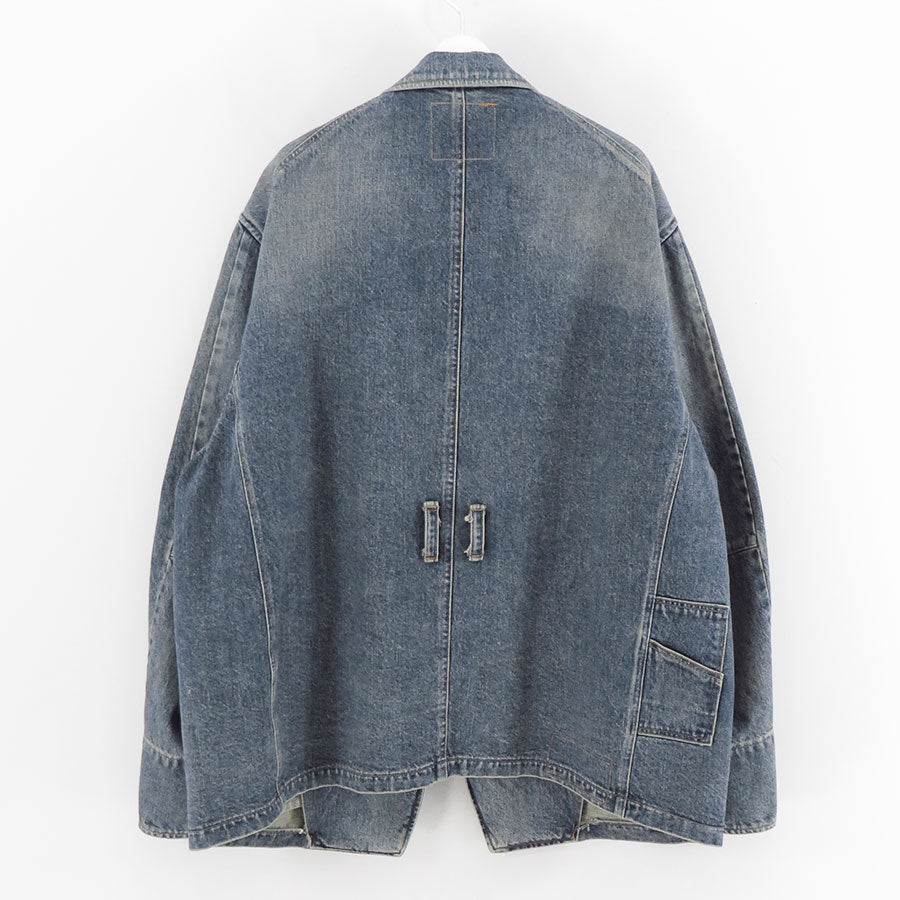 【DAIRIKU/ダイリク】<br>"TATTOO" Laser Printed Draiping Denim JKT <br>25AWD5