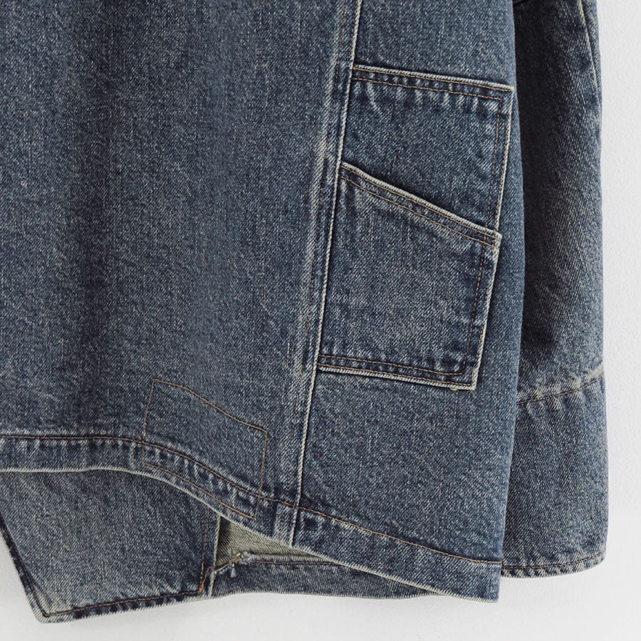 【DAIRIKU/ダイリク】<br>"TATTOO" Laser Printed Draiping Denim JKT <br>25AWD5
