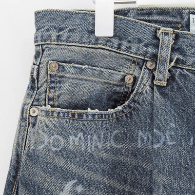 【DAIRIKU/ダイリク】<br>"TATTOO" Laser Printed wide Denim Pants <br>25AWD7