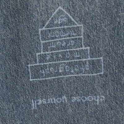 【DAIRIKU/ダイリク】<br>"TATTOO" Laser Printed wide Denim Pants <br>25AWD7