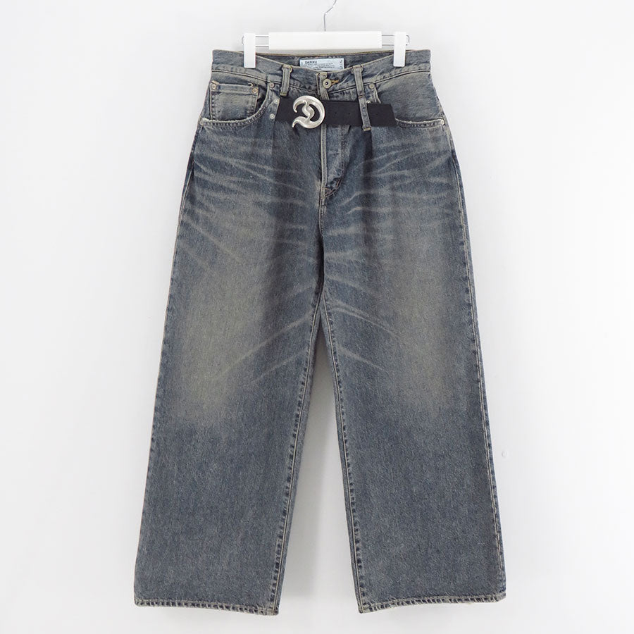 【DAIRIKU/ダイリク】<br>"D"Buckle Super wide Denim Pants <br>25AWD14