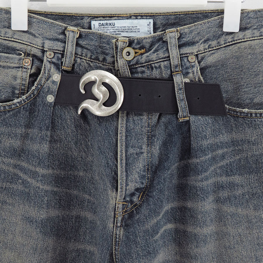 【DAIRIKU/ダイリク】<br>"D"Buckle Super wide Denim Pants <br>25AWD14