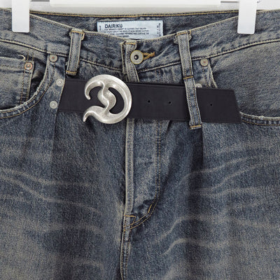 【DAIRIKU/ダイリク】<br>"D"Buckle Super wide Denim Pants <br>25AWD14