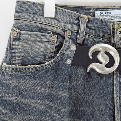 【DAIRIKU/ダイリク】<br>"D"Buckle Super wide Denim Pants <br>25AWD14