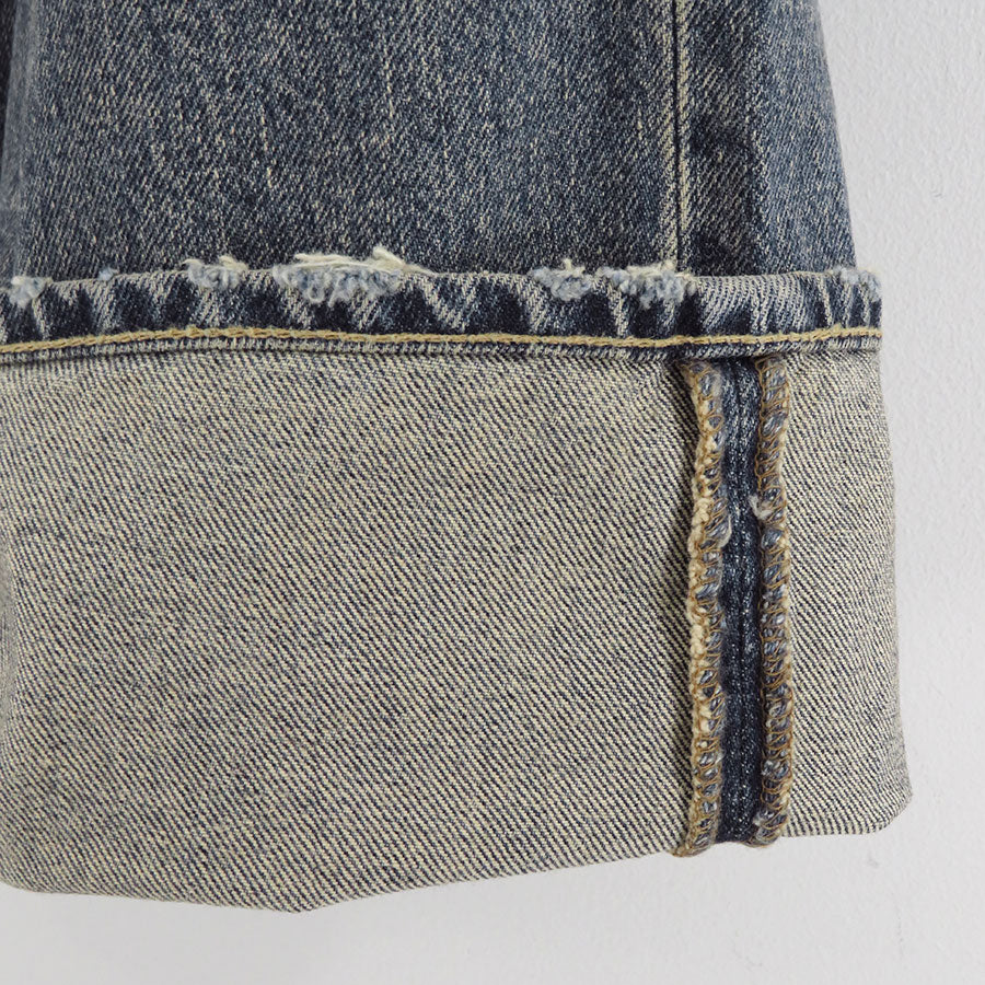 【DAIRIKU/ダイリク】<br>"D"Buckle Super wide Denim Pants <br>25AWD14