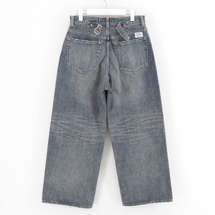 【DAIRIKU/ダイリク】<br>"D"Buckle Super wide Denim Pants <br>25AWD14